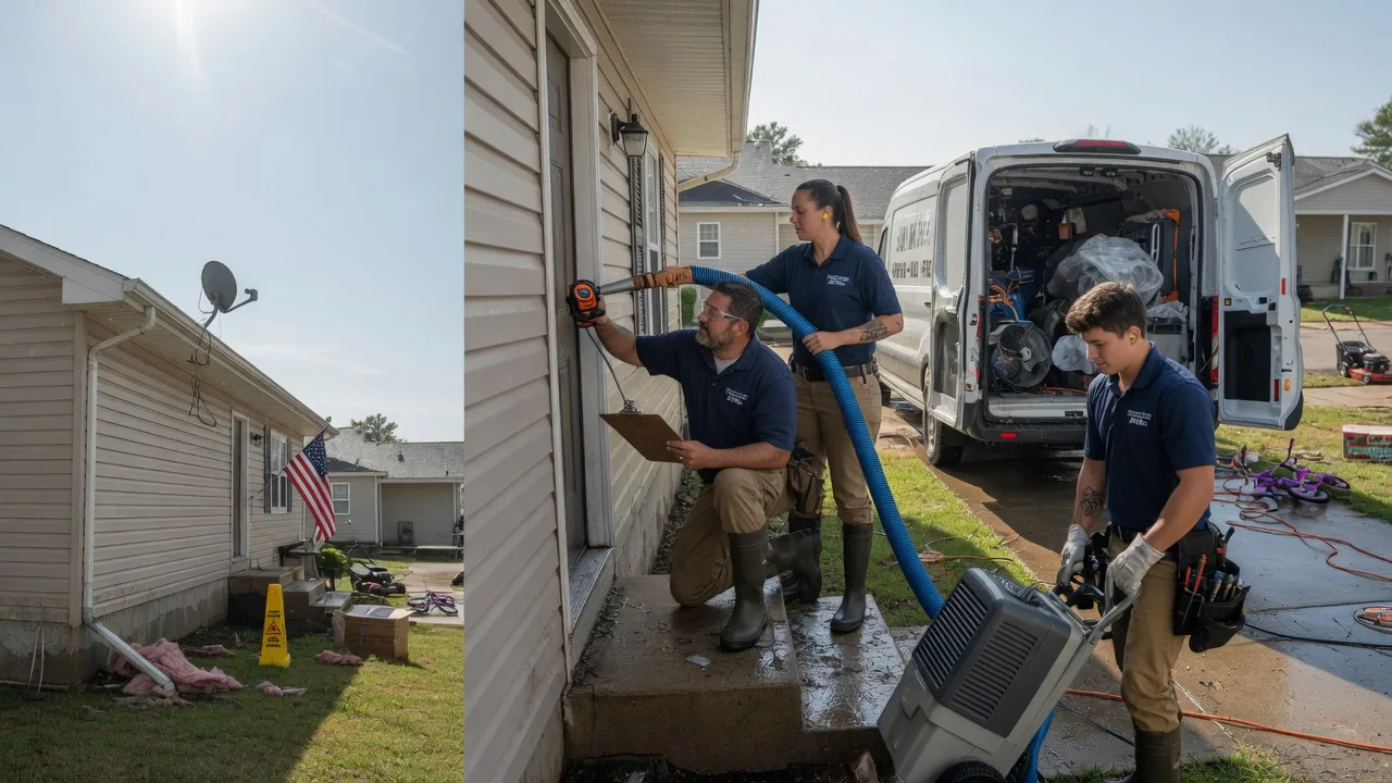 Ceiling Water Damage Restoration in Marion, LA near me