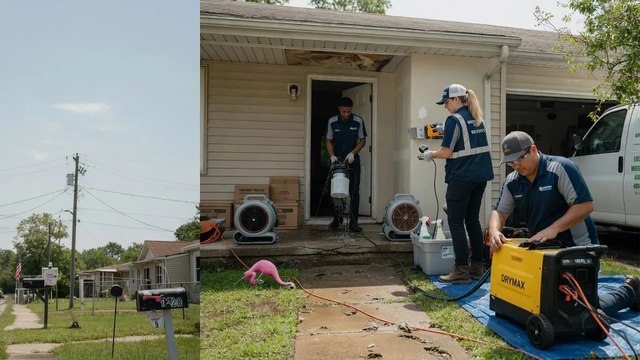 Storm Damage Water Removal in Marion, LA near me